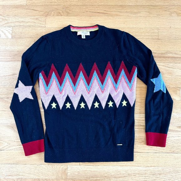 Sweater with Multi-Color design - Picture 1 of 5